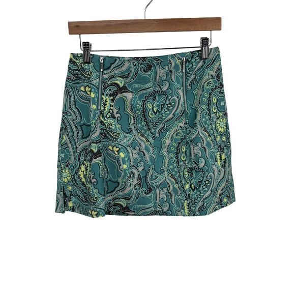 Lady Hagen Pants - Lady Hagen Skort Womens 4 Green‎ Paisley Stretch Tennis Pickleball Golf Athletic
